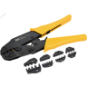 Набор клещи обжимные IEK КО-01+5 сменных матриц ARMA2L 3 A2L3-NK11-05-01 A2L3-NK11-05-02